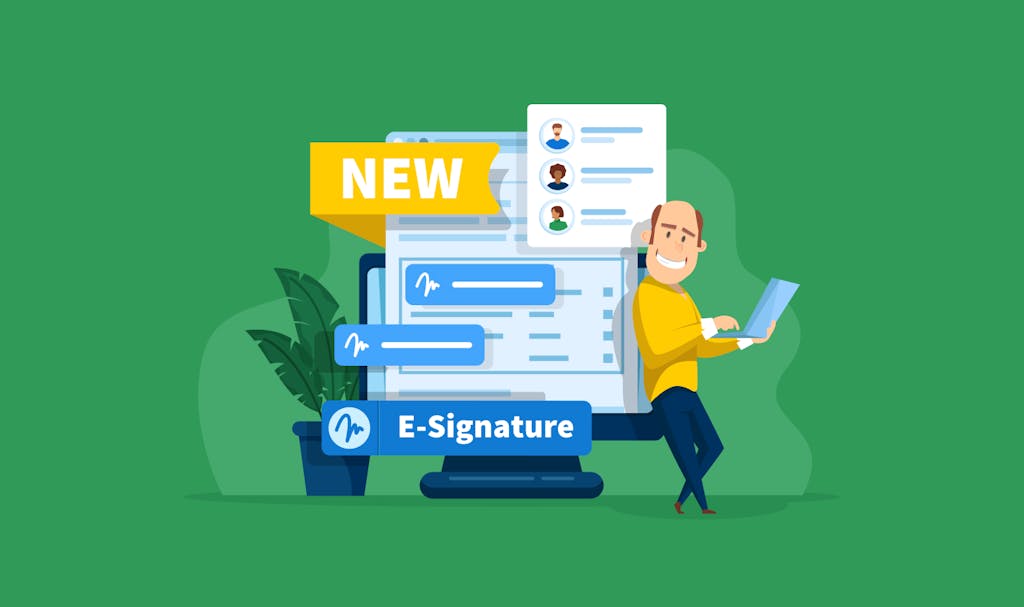 Neu gestalteter E-Signatur-Workflow: Der erste Schritt zur Signaturvorlage