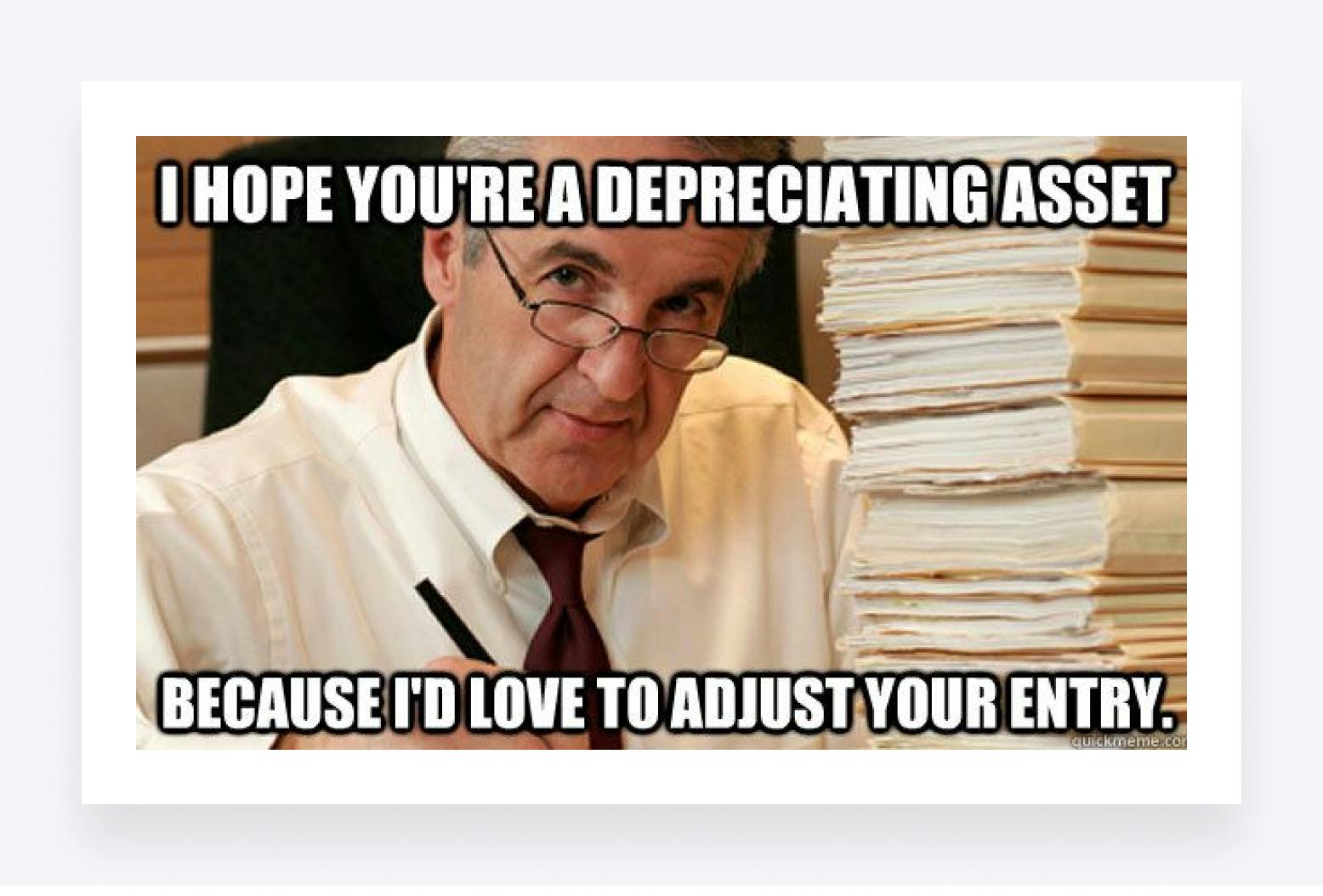 Accounting pickup line that you should only use on another accountant to avoid getting a blank stare