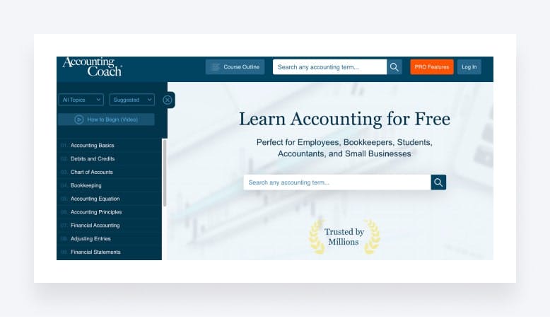 Free bookkeeping course by Accounting Coach