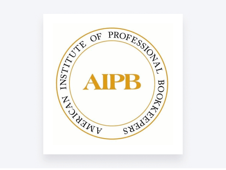 American Institute of Professional Bookkeepers (AIPB) badge.