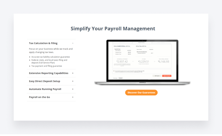 SurePayroll Service Overview: Payroll Solutions.
