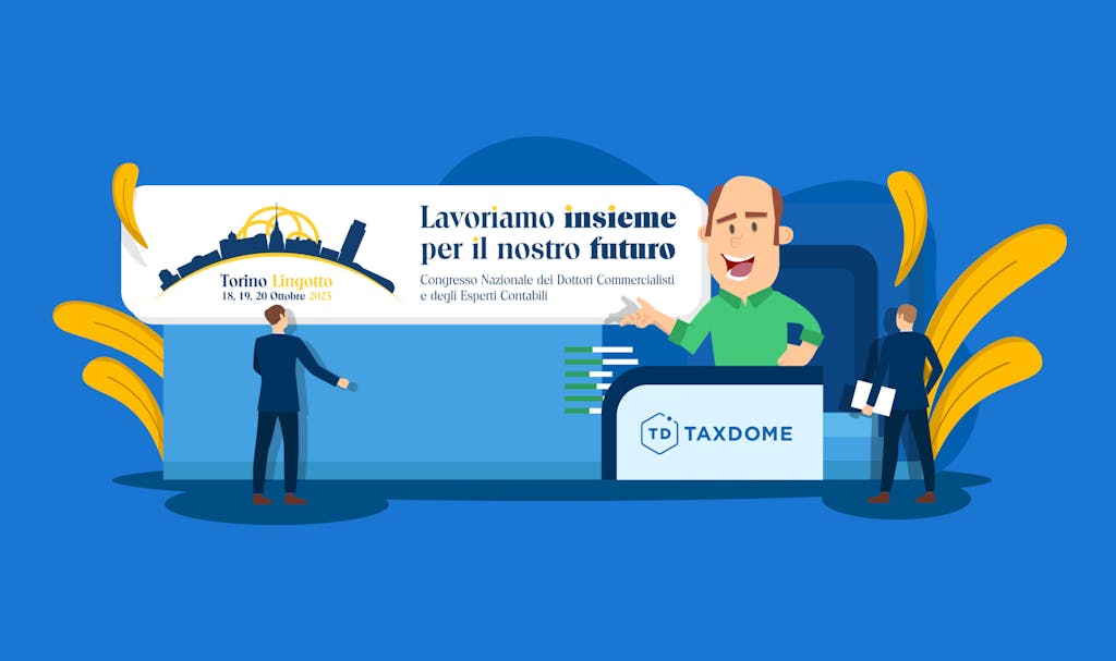 Banner TaxDome Participated at the Congresso Nazionale dei Commercialisti di Torino