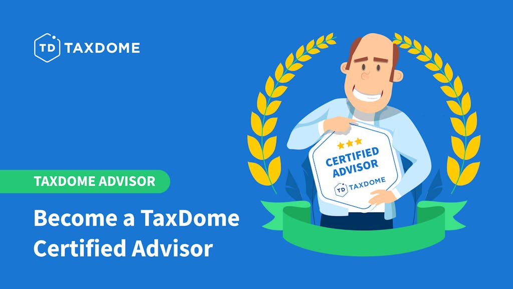 Become a TaxDome Certified Advisor and get certification badge 