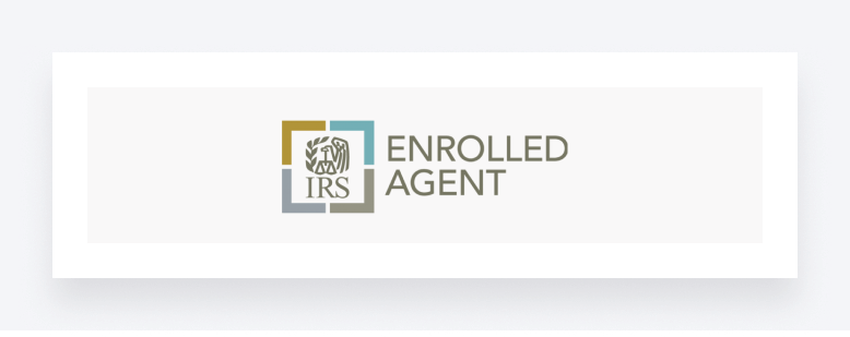 Enrolled Agent certification badge