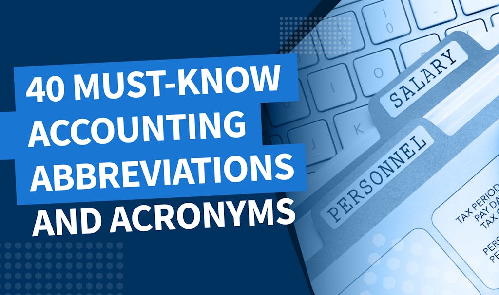 40 must-know accounting abbreviations and acronyms - Banner