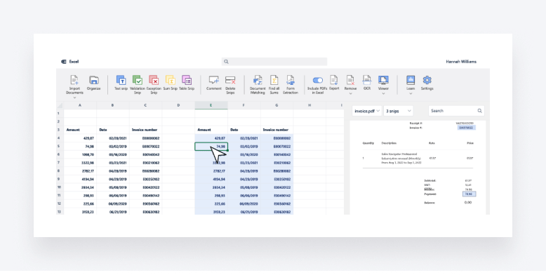 DataSnipper offers intelligent automation tools for auditing in Excel.