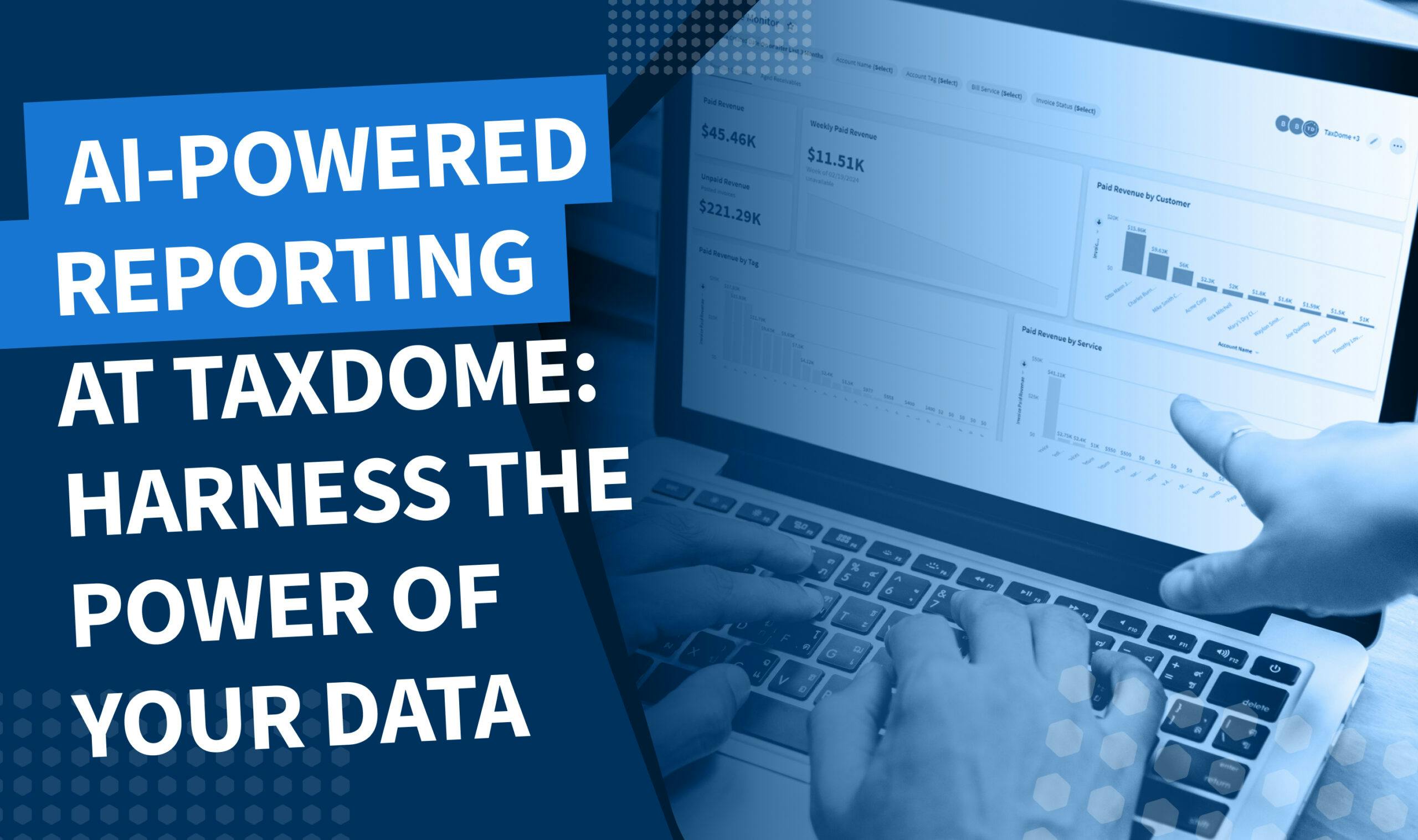 AI-powered reporting arrives at TaxDome - Banner