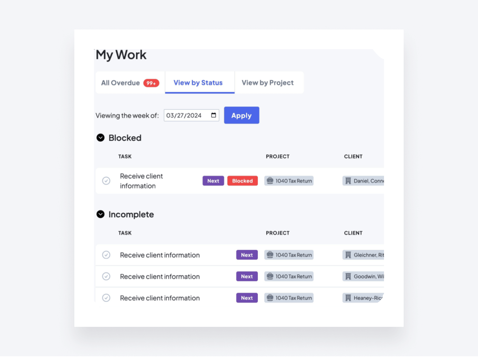 Screenshot showcasing Jetpack’s practice management solution