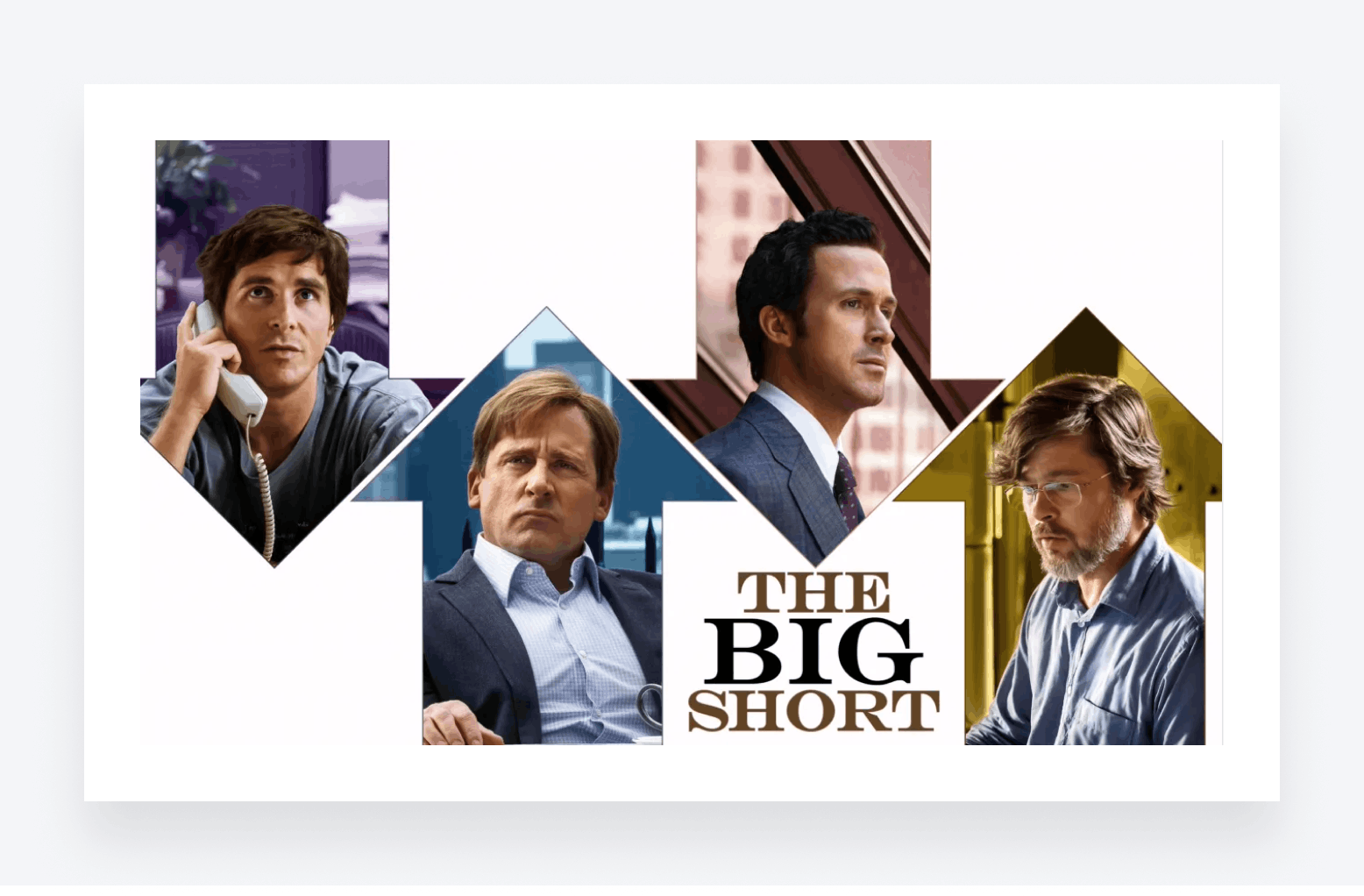 A movie poster from the Big Short.