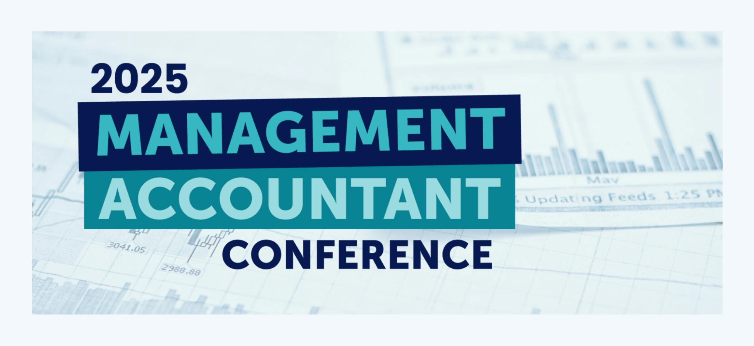 A snippet from the 2025 Management Accountant Conference homepage.